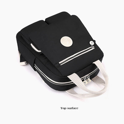 Backpack For Women Summer Leisure Shopping Large Capacity Nylon School Bag