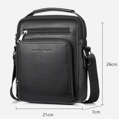 Messenger Bag for Men Casual PU Leather Crossbody Shoulder Bag