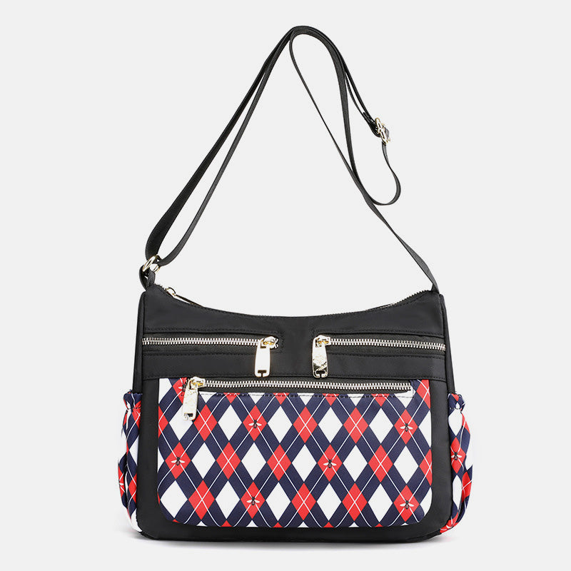 Large Capacity Nylon Printing Crossbody Bag