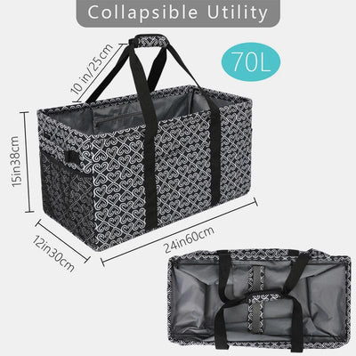 Storage Bag For Home Travel Foldable Clothing Clutter Storage Basket