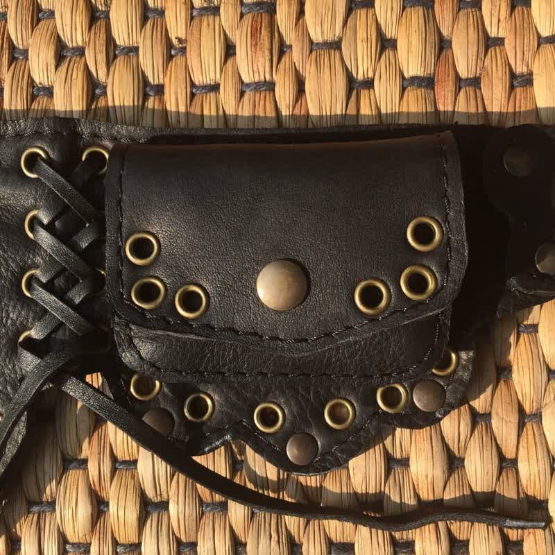 Limited Stock: Rivet Retro Medieval Belt Bag Belt Strap Lotus Waist Bag