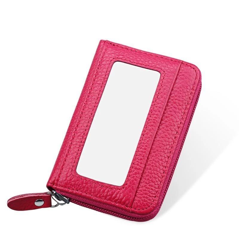 Large Capacity RFID Folding Wallet Card Holder