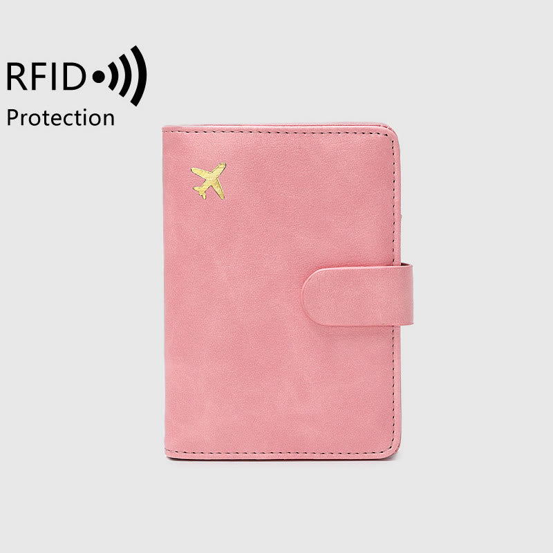 Passport Holder Multi-slot RFID Blocking Card Holder Travel Passport Cover