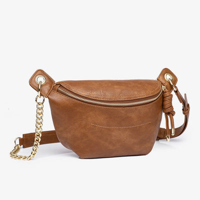 Sling Bag For Women PU Leather Retro Travel Crossbody Bag