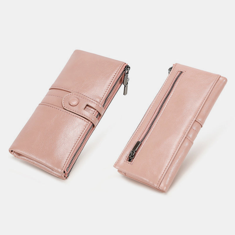 Multi-Slot RFID Vintage Long Purse