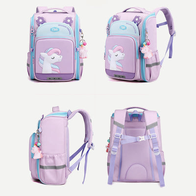 Backpack For Primary School Students Wear Resistant Ridge Protection School Bag