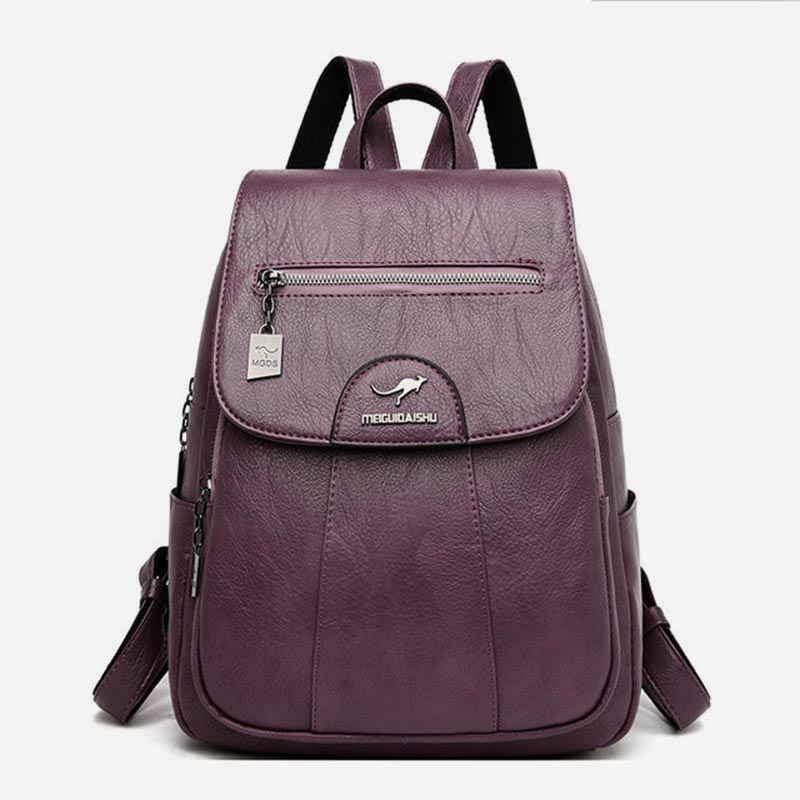 Small Backpack Purse for Women Soft PU Leather Casual Daypack Bags