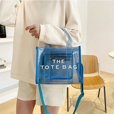 Tote For Women Clear PVC Large Capacity Crossbody Bag