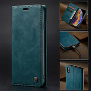 Leather Phone Case Phone Bag for iPhone Samsung with Card Holder Banknote Pocket