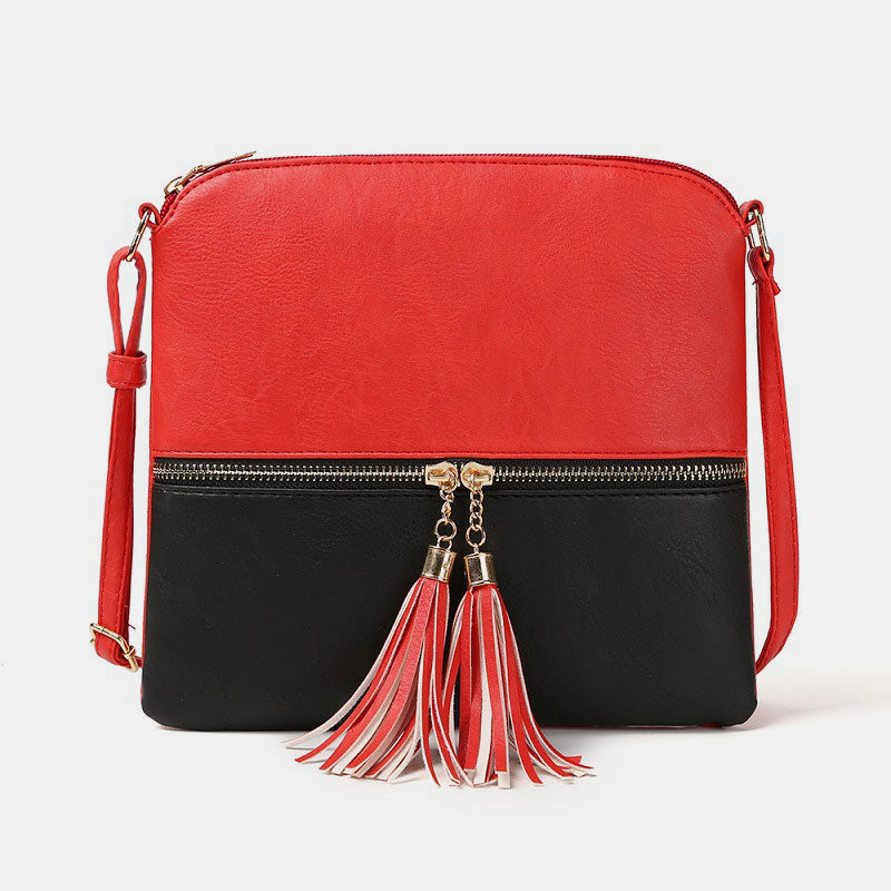 Large Capacity Tassel Crossbody Bag