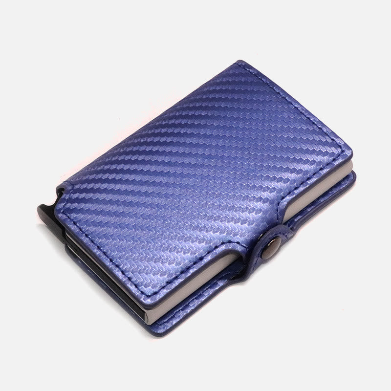 RFID Mini Slim Wallet With Metal Card Case