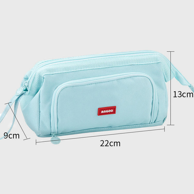 Pencil Case For Study Double Layer Multifunctional Large Capacity Pencil Bag