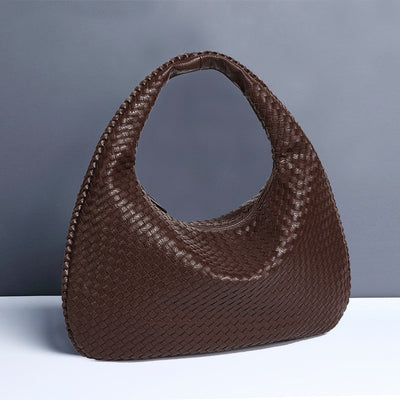 Crescent Underarm Bag For Women Woven Minimalist Shoulder Bag