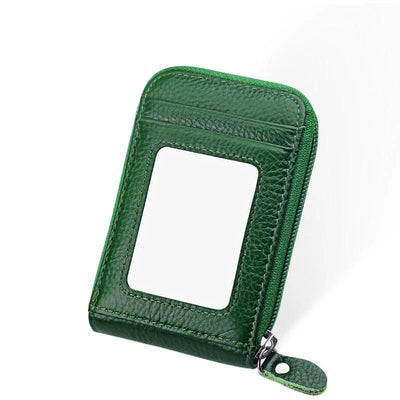 Large Capacity RFID Folding Wallet Card Holder