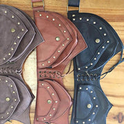 Waist Bag For Women Vintage Outdoor Sports Riveted Belt Bag