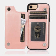 Leather Floral Wallet Phone Case with Card Holder Compatible with iPhone Samsung