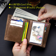 RFID Multi-slot Retro Wallet