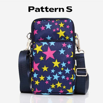 Lightweight Mini Shoulder Bag Women Purse Floral Crossbody Wallet Phone Bag