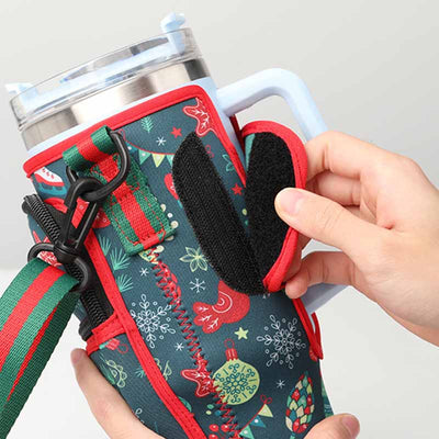 Portable Bottle Storage Bag For Ice Bully Cup Crossbody Purse