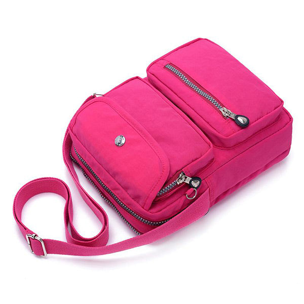 Multi-pocket Nylon Shoulder Bag