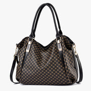 Leather Hobo Bag Large Capacity Tote Handbag Multifuntion Shoulder Purses