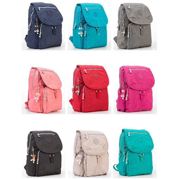 Nylon Backpack for Women Girls Lightweight Mini Backpack Purse Travel Daypack