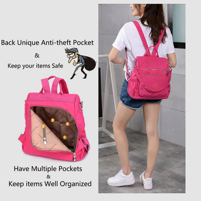 Waterproof Anti-Theft Lightweight Crossbody Bag Backpack