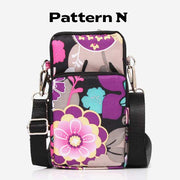 Lightweight Mini Shoulder Bag Women Purse Floral Crossbody Wallet Phone Bag