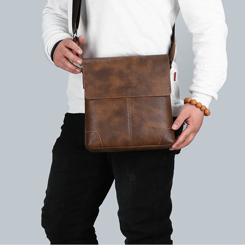 Messenger Bag For Men Business Gentlemen Style Crossbody Bag