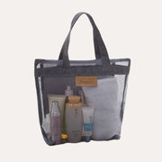 Folderable Washable Mesh Net Beach Bag Lightweight Pool Tote Handbag