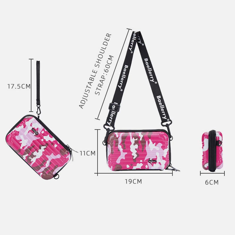 Camouflage Pattern Phone Bag For Outing Crossbody Make Up Bag