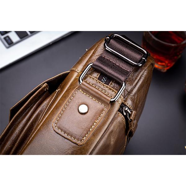 Bull Captain Genuine Leather Crossbody Bag