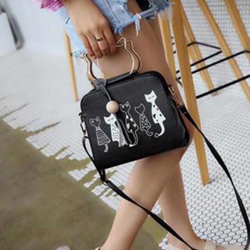 Cute Cat Paw Handbag Multi-carry Crossbody Bag