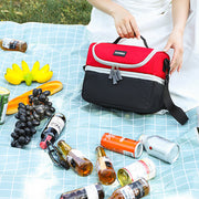 Cooler Bag For Outing Double Layer Insulation Crossbody Picnic Bag