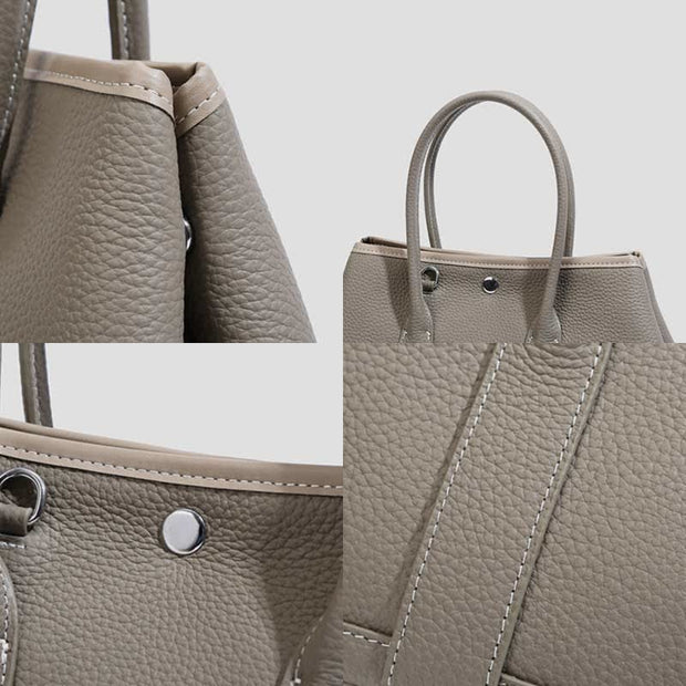 Tote Handbag for Women Genuine Leather Top Handle Satchel Purse