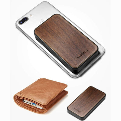 Wooden Slim Pocket Card Case