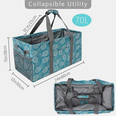 Storage Bag For Home Travel Foldable Clothing Clutter Storage Basket