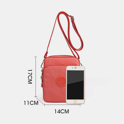 Waterproof Multi-Pocket Lightweight Casual Small Crossbody Bag