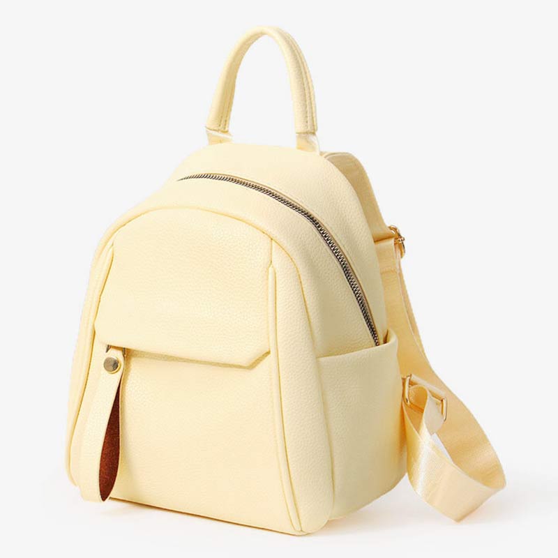 Women Mini Backpack Small Travel Casual PU Leather Daypack Purses