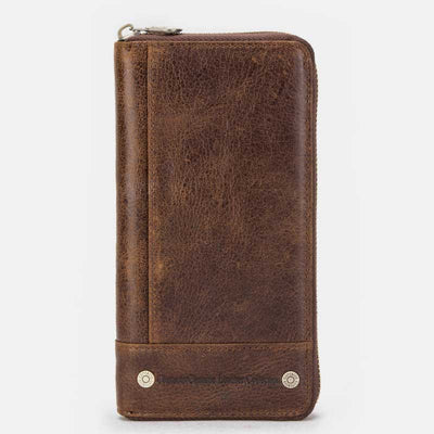 Retro Multifunctional Genuine Leather RFID Wallet