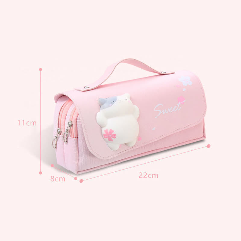 Pencil Case For Study Cute Decompression Multifunctional Large Capacity Case