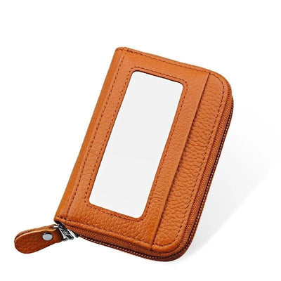 Large Capacity RFID Folding Wallet Card Holder