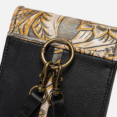 Vintage Phone Bag For Women Rivets Belt Bag Crossbody Bag