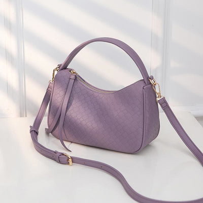 Shoulder Bag For Women Concise Style Plain Color Crossbody Bag