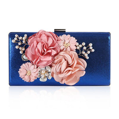 Floral Evening Clutch Bag