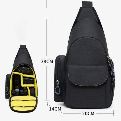 SLR Digital Camera Bag For Outdoor Durable Nylon Chest Bag