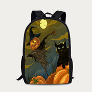 Backpack For Halloween Party Fliying Bat Funny Travel Pack
