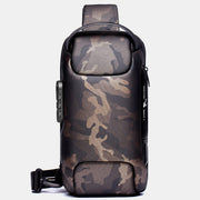 Waterproof Anti-theft Large Capacity Sling Bag With Comfortable Handy