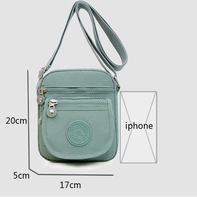 Lightweight Thin Crossbody Bag For Women Minimalist Oxford Purse