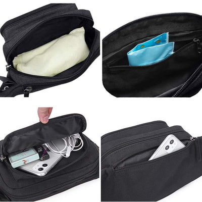 Unisex Waist Bag Lightweight Multi Pocket Chest Bag Crossbody Bag